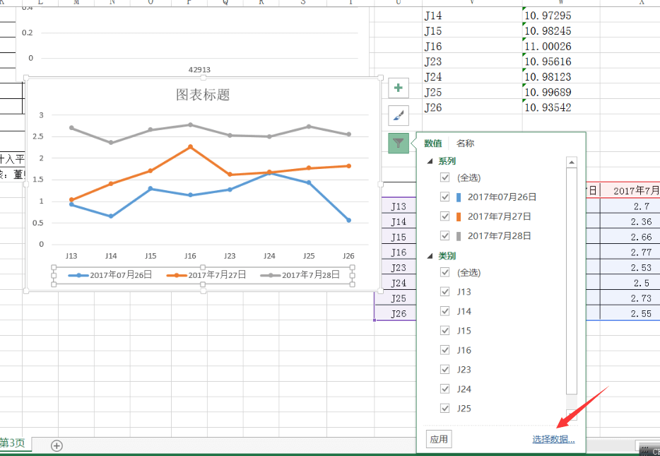選擇數(shù)據(jù)進(jìn)行整理